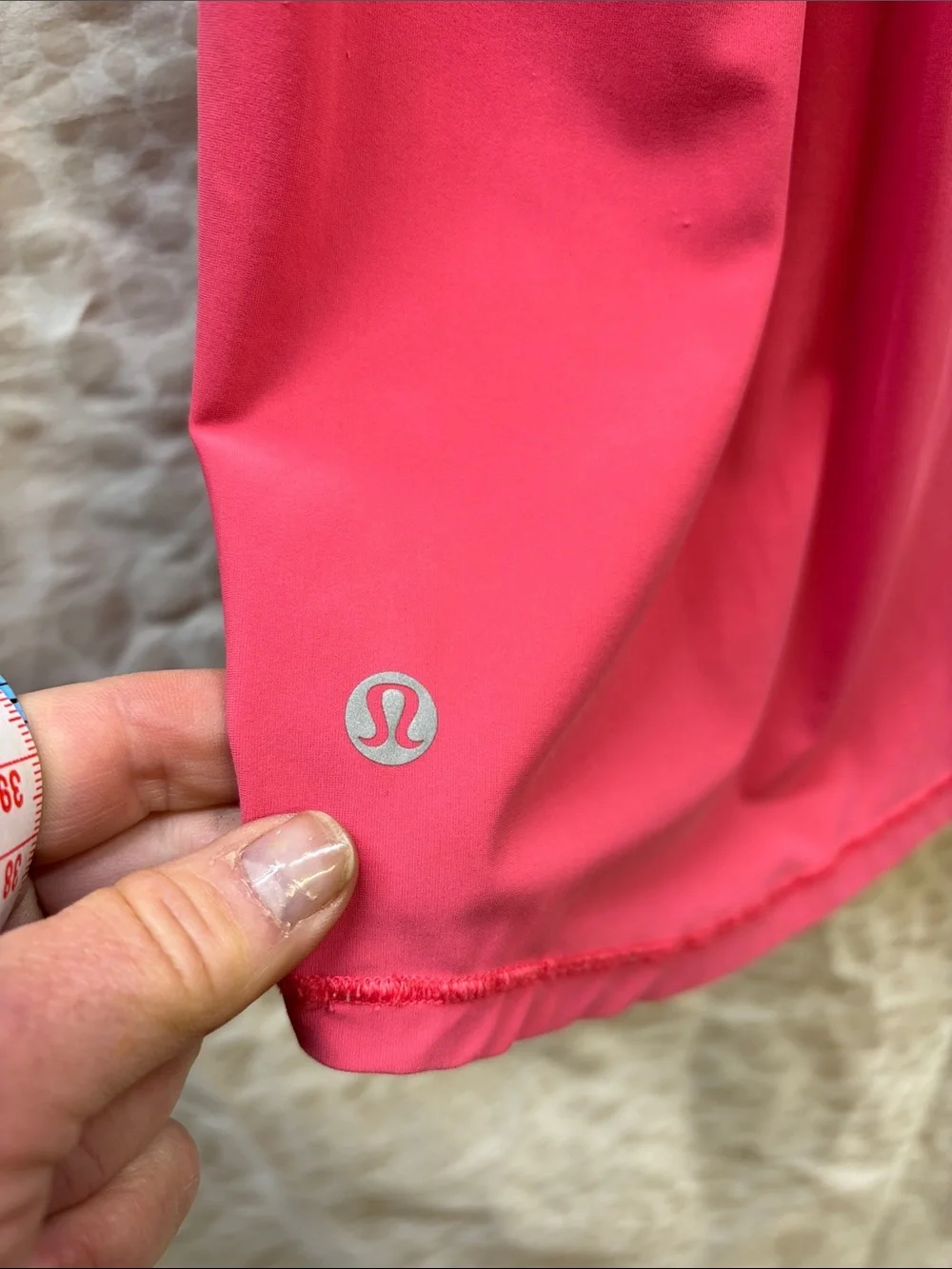 Lululemon Sculpt Short-Sleeve Shirt, likely in the color Sonic Pink- size 6
